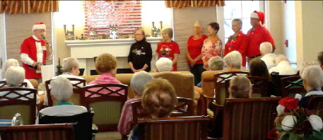 Music therapy at assisted living center